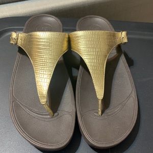 Fit flops  gold